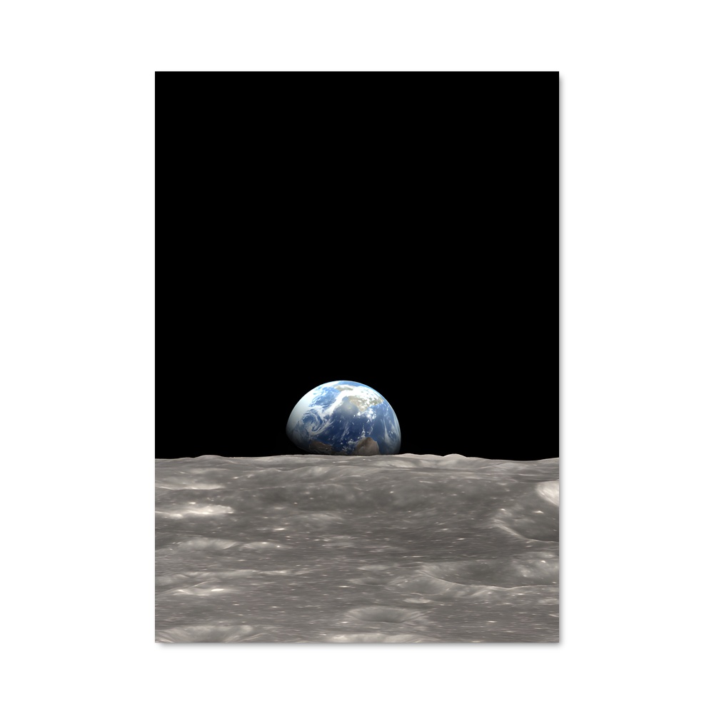 Poster L'Éveil de la Terre – affiche Système solaire